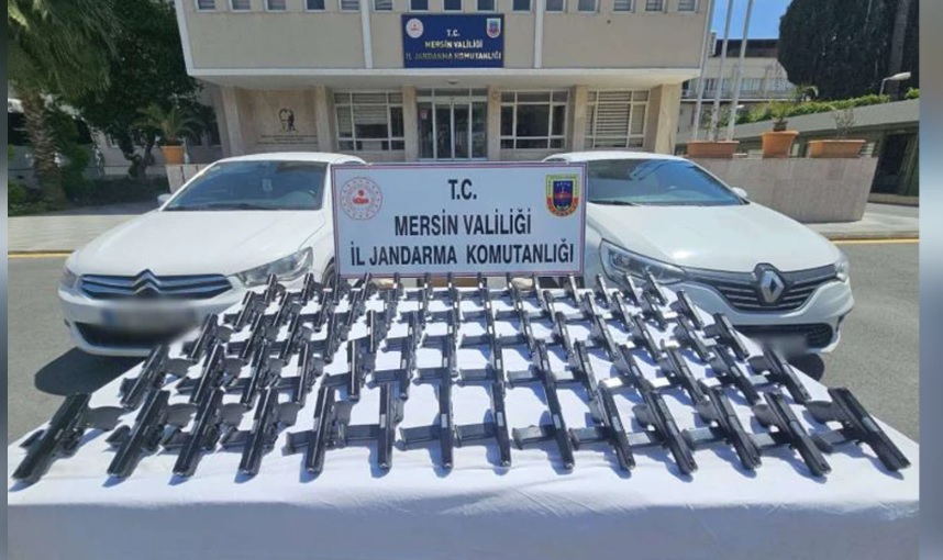 MERSİN'DE FLAŞ "SİLAH KAÇAKÇILIĞI" OPERASYONU