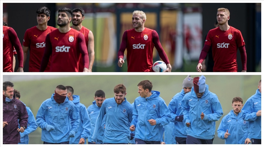 Galatasaray ve Trabzonspor Ziraat Türkiye Kupası finalinin hazırlıklarını tamamladı