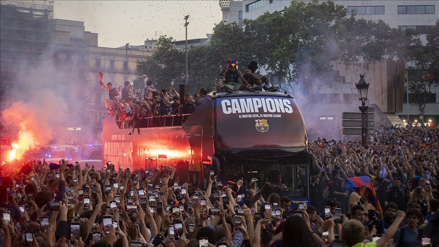 Avrupa'nın 5 büyük liginde şampiyonluğunu ilan eden 4. takım Barcelona oldu
