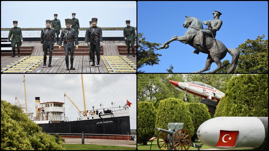 ATATÜRK KURTULUŞ MEŞALESİNİ 106 YIL ÖNCE SAMSUN'DA YAKTI