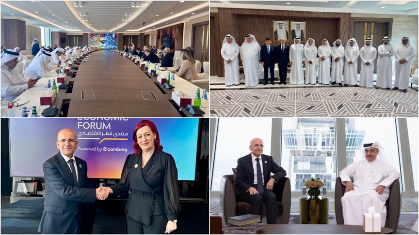 Şimşek, Doha'da reel sektöre Türkiye'deki yatırım fırsatlarını anlattı