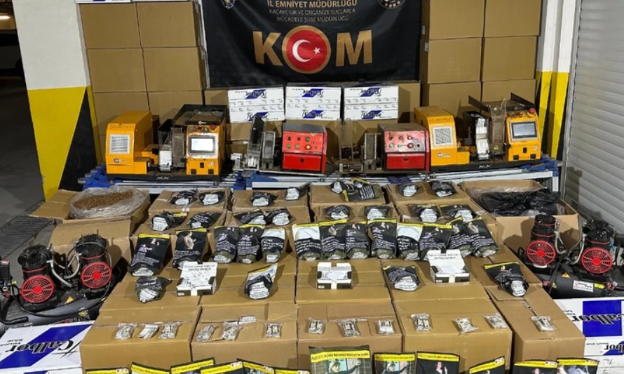 'Eskişehir'de 584 Bin Makaron Operasyonu'