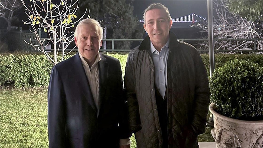 FENERBAHÇE KULÜBÜ BAŞKANI ALİ KOÇ'TAN ESKİ BAŞKAN AZİZ YILDIRIM'A ZİYARET