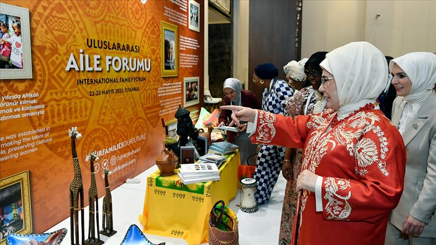 Emine Erdoğan "Uluslararası Aile Forumu"nun kapanış programına katıldı