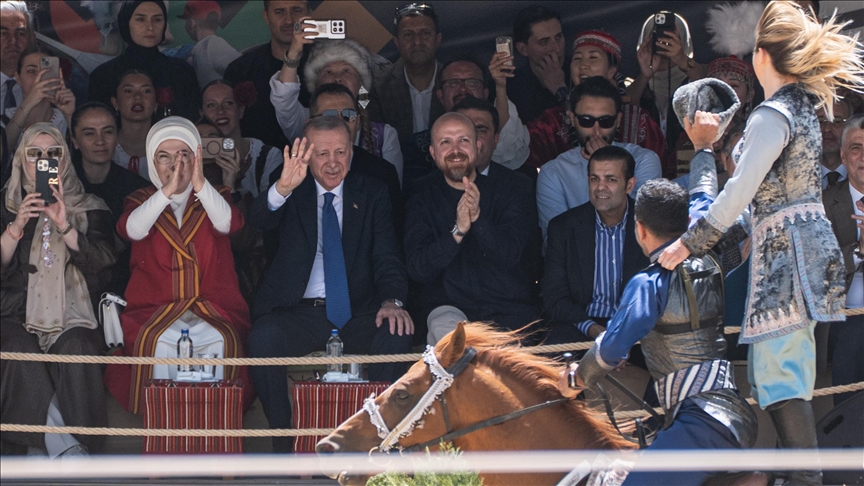 Cumhurbaşkanı Erdoğan'dan 7. Etnospor Kültür Festivali'ne ziyaret