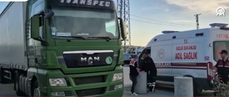 EDİRNE'de Tır sürücüsü aracında ölü bulundu