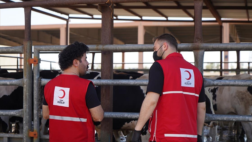 TÜRK KIZILAY’DAN IRAK’TA İHTİYAÇ SAHİBİ AİLELERE DOKUZ TONLUK KURBANLIK ET BAĞIŞI
