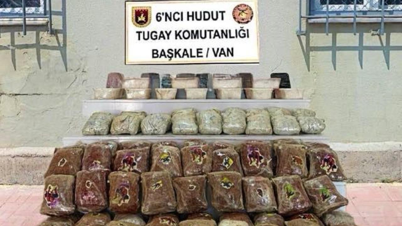 VAN HUDUT HATTINDA 87 KİLOGRAM UYUŞTURUCU ELE GEÇİRİLDİ!