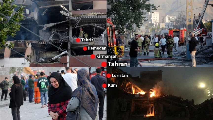 İSRAİL, İRAN'DA STRATEJİK NOKTALARA SALDIRDI