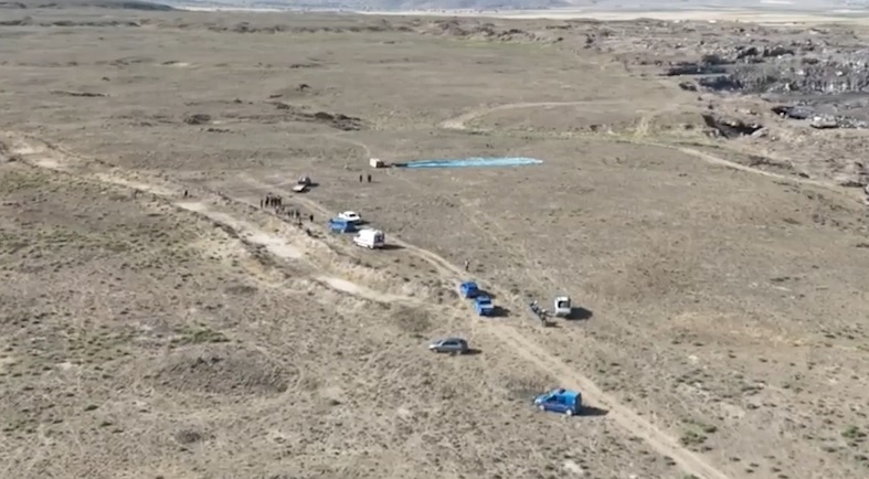 AKSARAY'DA SICAK HAVA BALONLARI SERT İNİŞ YAPTI