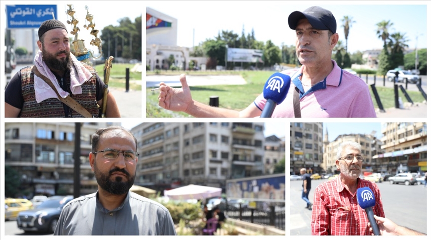 KİLİSEYE YÖNELİK TERÖR SALDIRISI SONRASI ŞAM SOKAKLARINDAN DAYANIŞMA MESAJLARI GELDİ