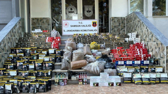 SAMSUN'da 108 BİN 600 KAÇAK MAKARON ELE GEÇİRİLDİ