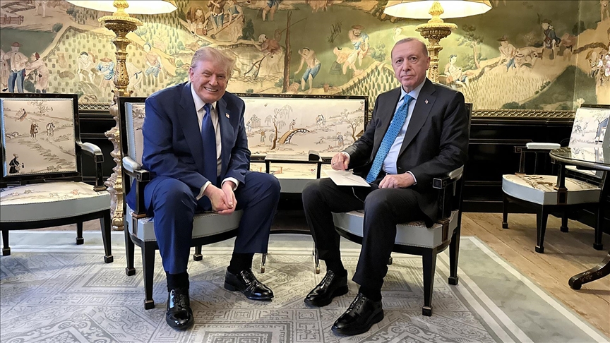 CUMHURBAŞKANI ERDOĞAN, ABD BAŞKANI TRUMP İLE BİR ARAYA GELDİ