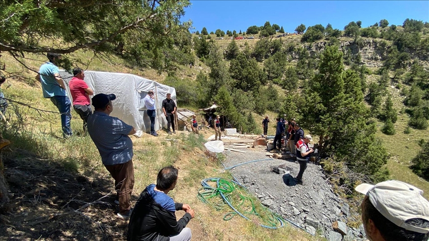 ERZURUM OLTU'DA TAŞ OCAĞINDA GÖÇÜKTE SON DURUM