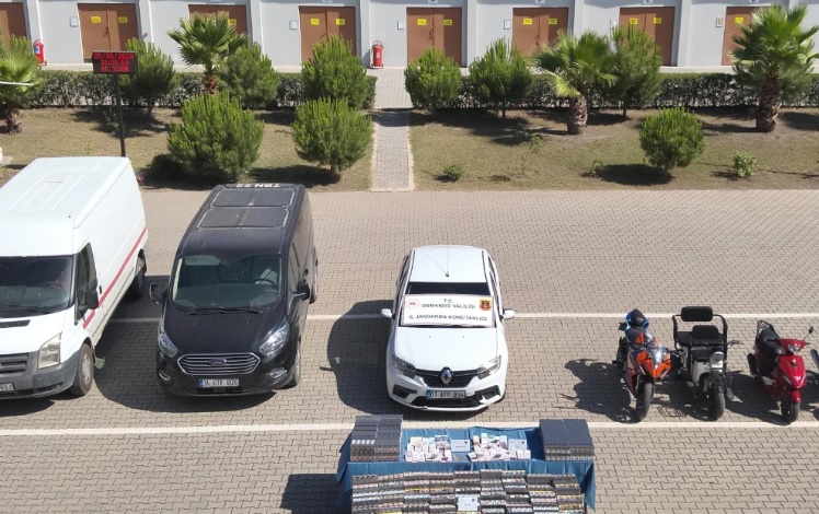 OSMANİYE'de 3 MİLYON 780 BİN MAKARON ELE GEÇİRİLDİ