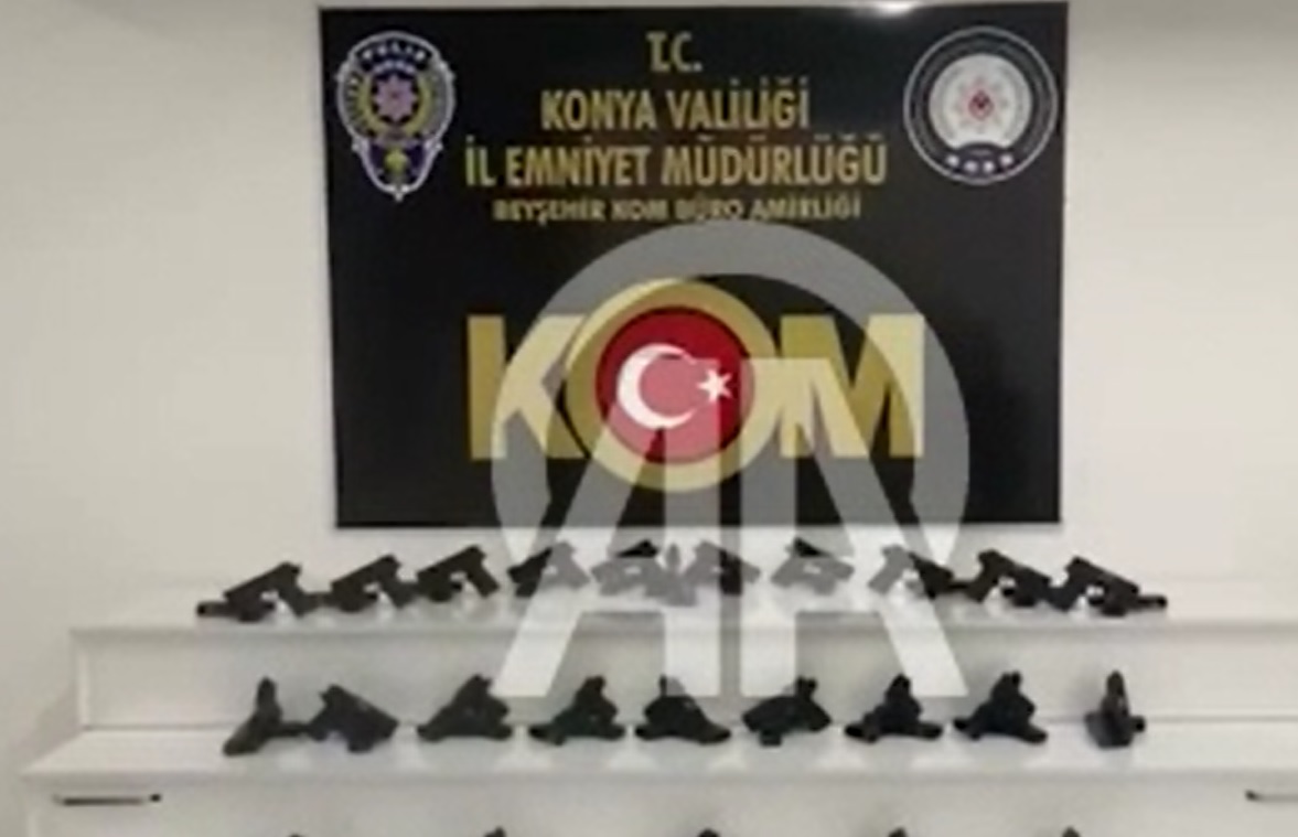 KONYA'da SİLAH KAÇAKÇILIĞI OPERASYONU