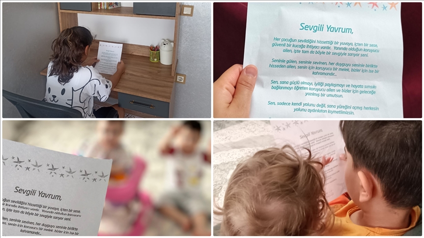BAKAN GÖKTAŞ'TAN KORUYUCU AİLE HİMAYESİNDEKİ ÇOCUKLARA MEKTUP