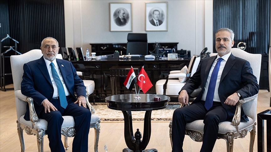 Dışişleri Bakanı Fidan, Ankara'da Irak Temsilciler Meclisi Başkanı Meşhedani ile görüştü