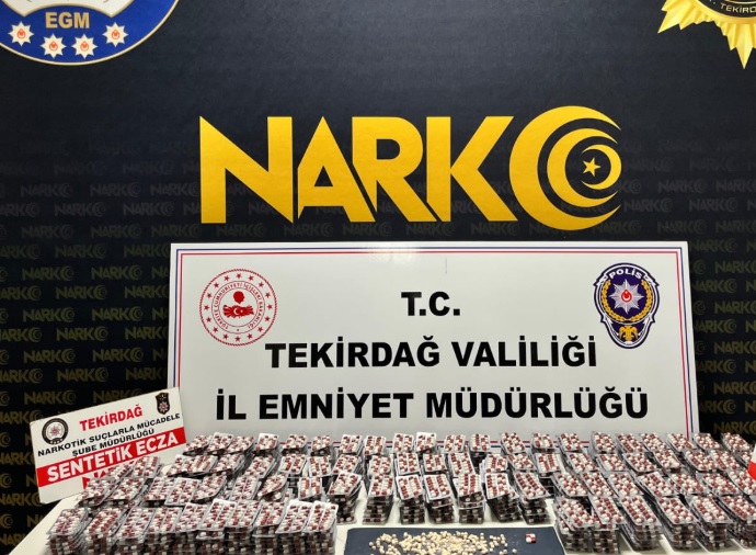 Tekirdağ'da 900 Bin TL'lik Uyuşturucu Operasyonu