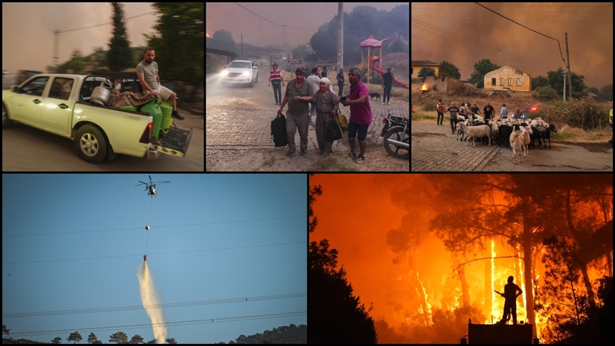 BİLECİK, İZMİR VE HATAY'DA ORMAN YANGINLARINDAN ETKİLENENLERE YAKLAŞIK 12,3 MİLYON LİRALIK DESTEK
