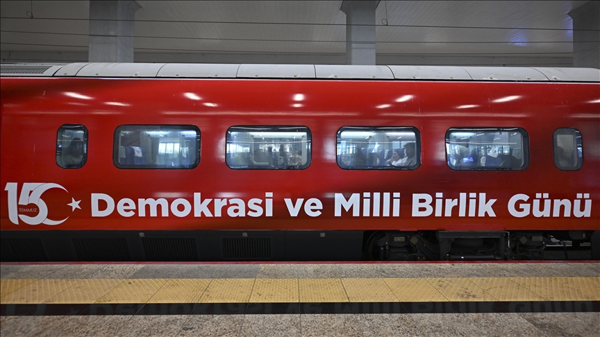 "15 TEMMUZ DEMOKRASİ VE MİLLİ BİRLİK TRENİ" 14 TEMMUZ'DA RAYLARA İNECEK