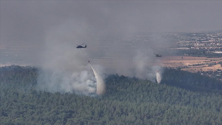 Muğla Milas ve Manisa Saruhanlı'daki yangınlar tamamen, Hatay Dörtyol'daki yangın kısmen kontrol altına alındı