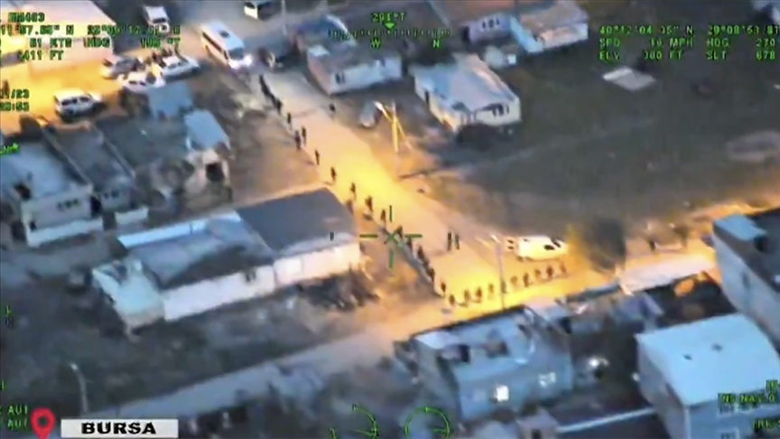 "NARKOKAPAN-BURSA" OPERASYONUNDA 304 ŞÜPHELİ YAKALANDI