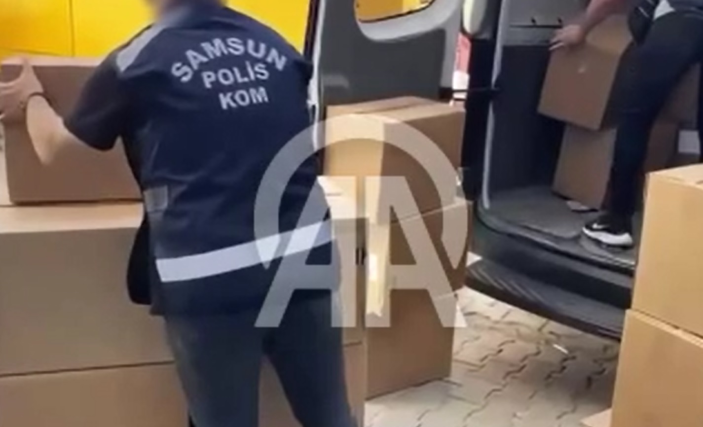 SAMSUN'da 1 MİLYON 610 BİN MAKARON ELE GEÇİRİLDİ!