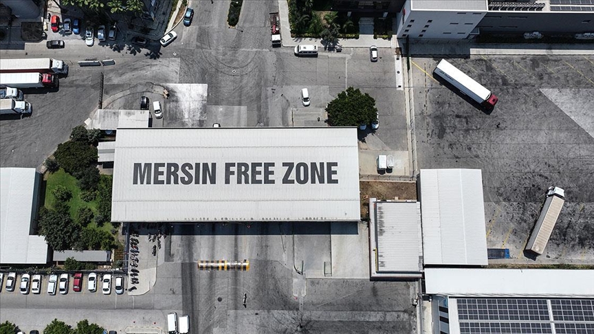 MERSİN SERBEST BÖLGESİ'NDEN YILIN İLK YARISINDA 1,7 MİLYAR DOLARLIK TİCARET HACMİ