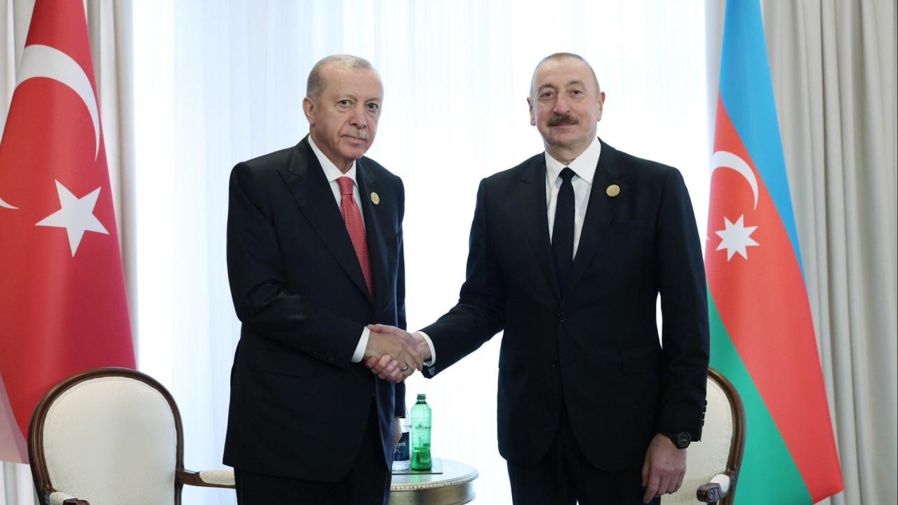 Erdoğan, Azerbaycan Cumhurbaşkanı Aliyev ile görüştü!