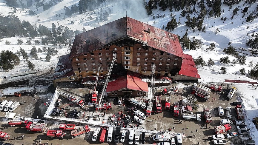 KÜLTÜR VE TURİZM BAKANLIĞI, BOLU'DAKİ OTEL YANGININA İLİŞKİN 3 BÜROKRAT HAKKINDA SORUŞTURMA İZNİ VERDİ