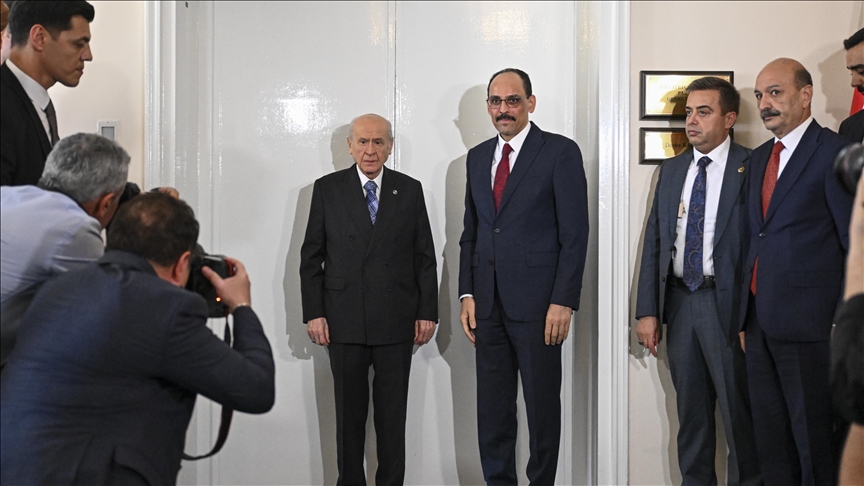 MHP GENEL BAŞKANI BAHÇELİ, MİT BAŞKANI KALIN İLE GÖRÜŞTÜ