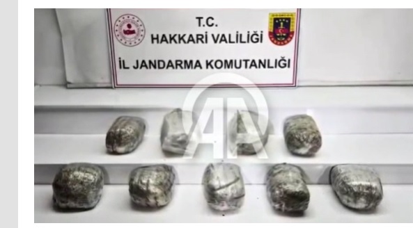 HAKKARİ'de 14 KİLOGRAM SKUNK ELE GEÇİRİLDİ!