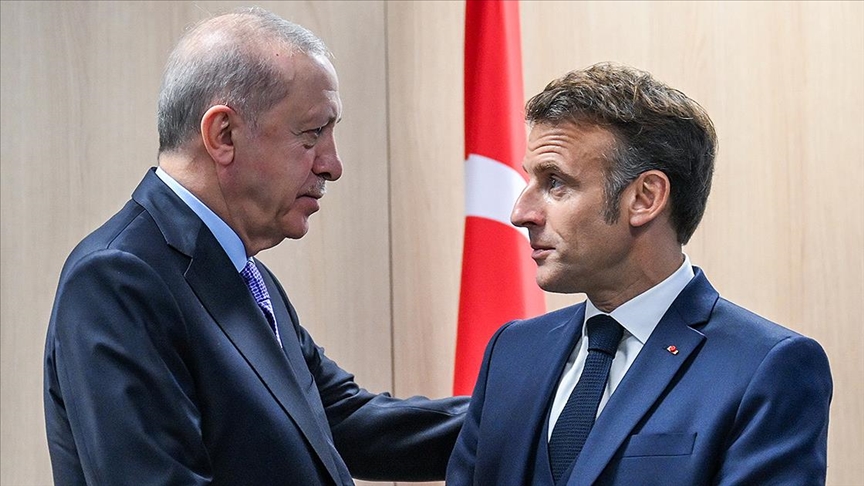 CUMHURBAŞKANI ERDOĞAN, FRANSA CUMHURBAŞKANI MACRON İLE TELEFONDA GÖRÜŞTÜ