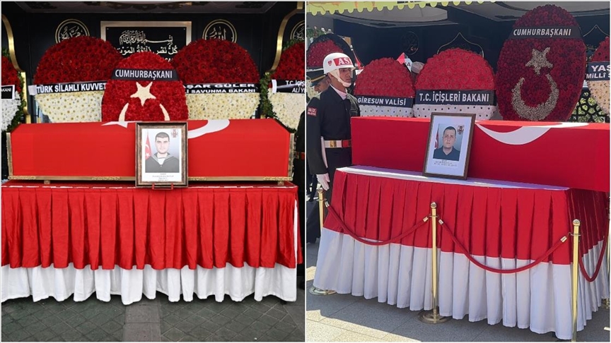 HATAY İSKENDERUN'DA ŞEHİT OLAN İKİ ASKER SON YOLCULUKLARINA UĞURLANDI