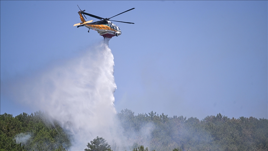 Bursa'nın Orhaneli-Harmancık hattındaki orman yangınına müdahale 5. gününde sürüyor