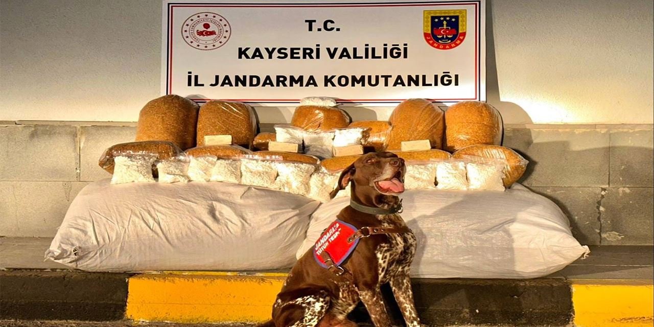 KAYSERİ'DE 450 KİLOGRAM KAÇAK TÜTÜN ELE GEÇİRİLDİ