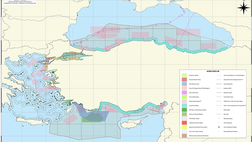 Türkiye'nin yeni "Deniz Koruma Alanları" ulusal Deniz Planlama Haritasına eklendi