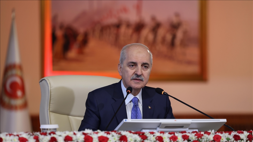 TBMM Başkanı Kurtulmuş: Kararlı adımlarla birlikte yeni bir dönemin eşiğindeyiz