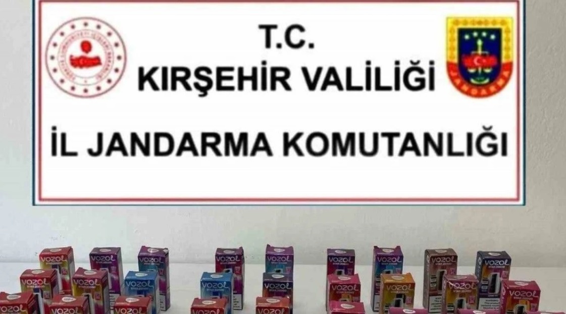 KIRŞEHİR'DE 36 KAÇAK ELEKTRONİK SİGARA ELE GEÇİRİLDİ