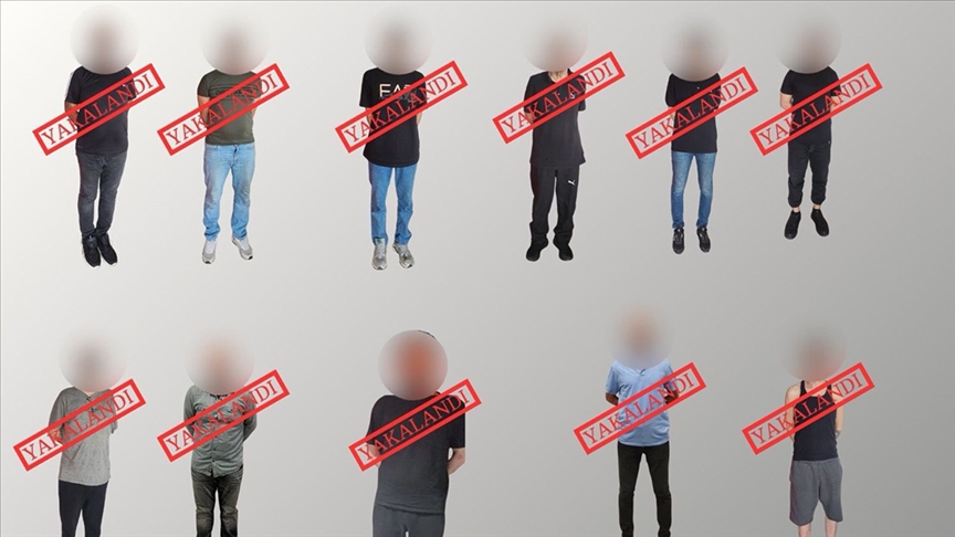 KIRMIZI BÜLTENLE VE ULUSAL SEVİYEDE ARANAN 11 KİŞİ TÜRKİYE'YE GETİRİLDİ