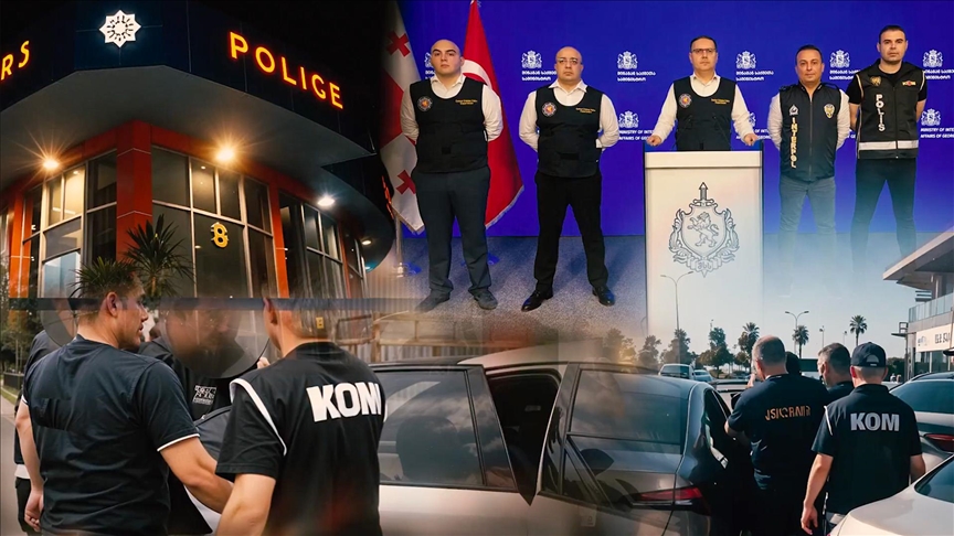 KIRMIZI BÜLTENLE VE ULUSAL SEVİYEDE ARANAN 14 KİŞİ GÜRCİSTAN'DA YAKALANDI