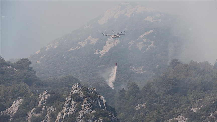 SİLİFKE İLÇESİNDEKİ ORMAN YANGINI BÜYÜK ÖLÇÜDE KONTROL ALTINA ALINDI