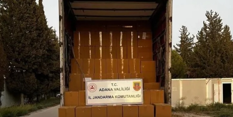 ADANA'DA 6 MİLYON 500 BİN ADET MAKARON ELE GEÇİRİLDİ!