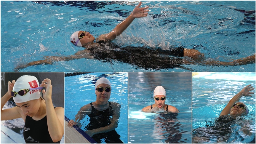 ÖZEL SPORCU GİZEM, 2028 OLİMPİYATLARI İÇİN KULAÇ ATIYOR