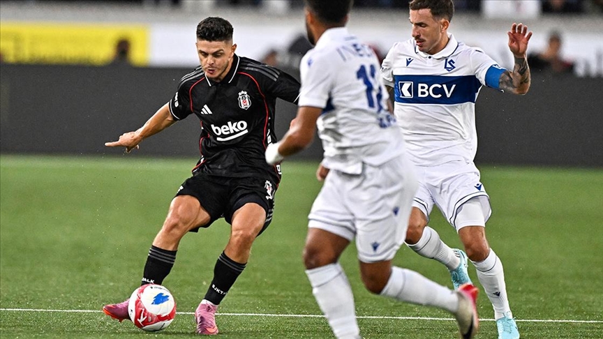 BEŞİKTAŞ, UEFA KONFERANS LİGİ'NDE LAUSANNE İLE DEPLASMANDA BERABERE KALDI