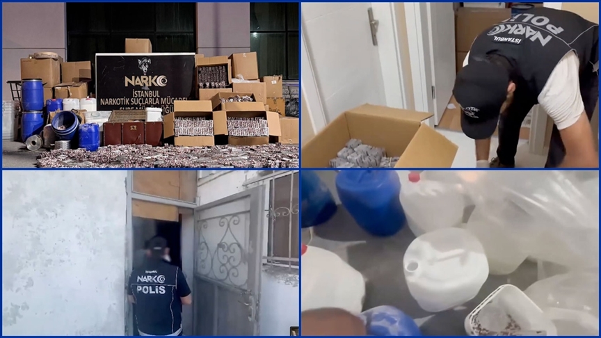 İST. VE KOCAELİ'DE 3 MİLYON 40 BİN 771 UYUŞTURUCU HAP ELE GEÇİRİLDİ
