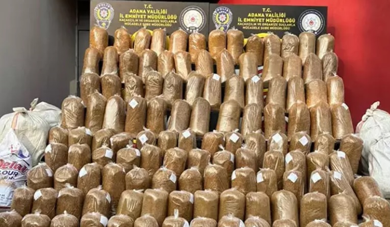 ADANA'DA 12 MİLYON 410 BİN MAKARON VE 725 KİLO TÜTÜN ELE GEÇİRİLDİ!