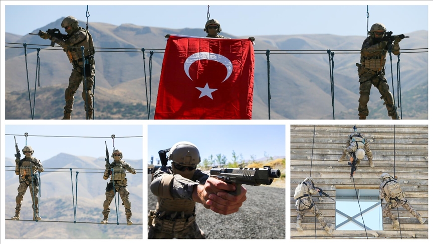 POLİS ÖZEL HAREKAT TİMLERİ ZORLU GÖREVLER İÇİN SIKI EĞİTİMDEN GEÇİYOR