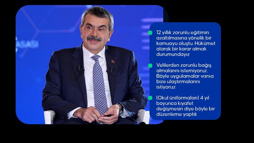 Milli Eğitim Bakanı Tekin: Bu yılı, 'Her çocuğumuz bir fidan, ilk dersimiz Yeşil Vatan' mottosuyla başlatacağız